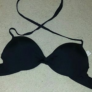 Black bathing suit top
